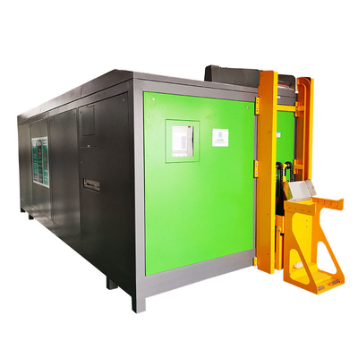 380v 3 चरण अपशिष्ट उपचार मशीन 2ton / दिन वाणिज्यिक खाद्य अपशिष्ट खाद मशीन